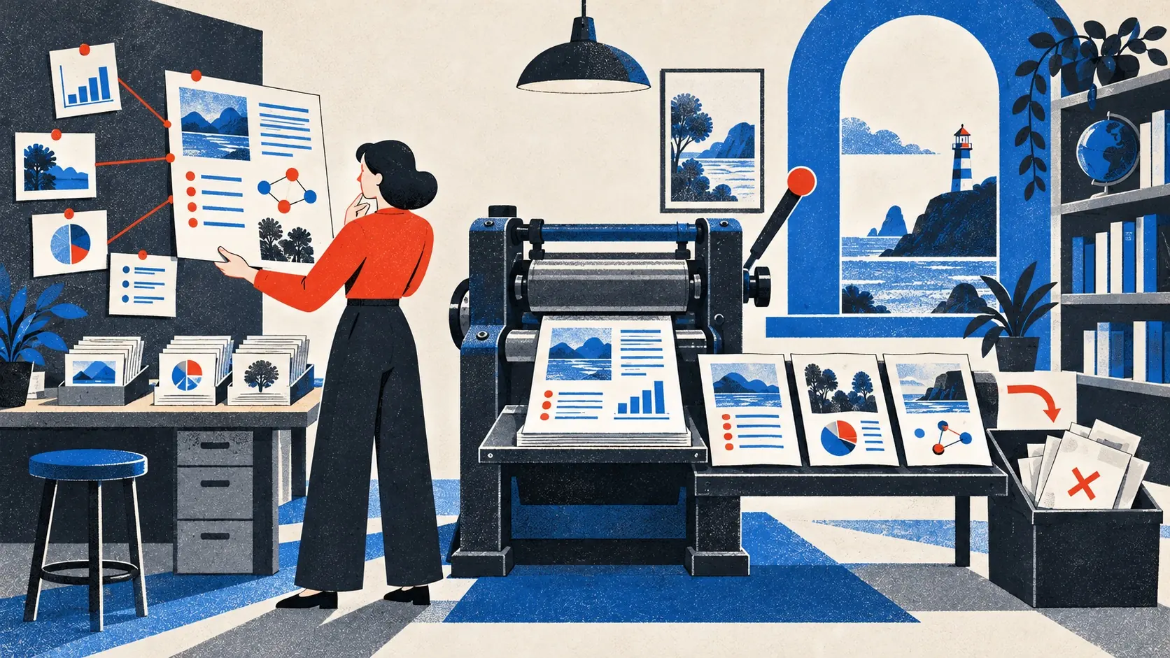 A founder tests one evidence-rich page, then carefully reproduces the proven template while rejecting empty copies.
